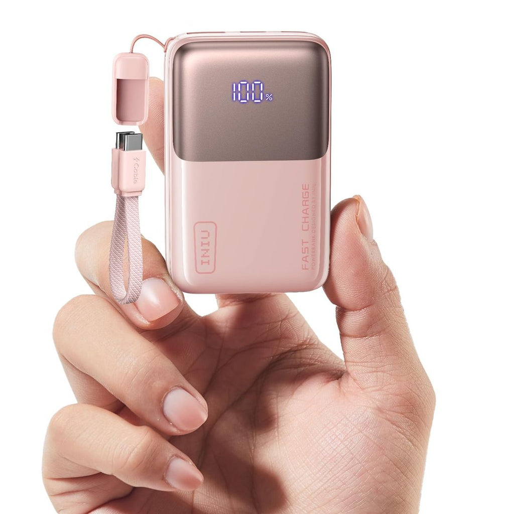 INIU Mini-Powerbank, 10.000 mAh, bis 45 W, PD 3.0, Weiß