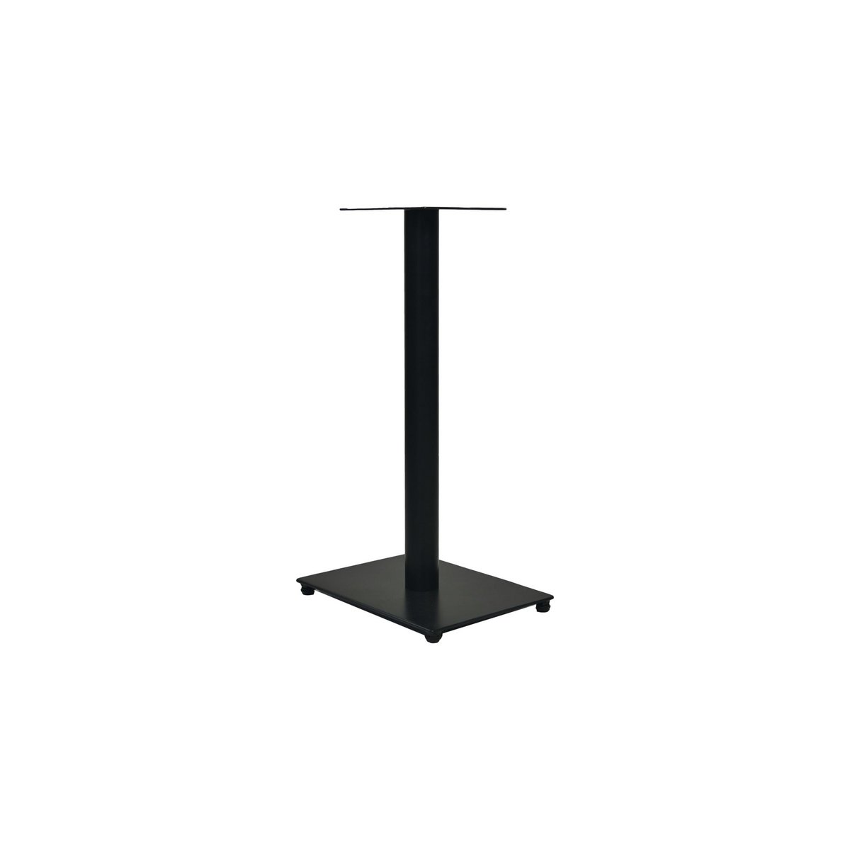 TischfußSäule – 40 x 30 x 70 – Schwarz – Metall