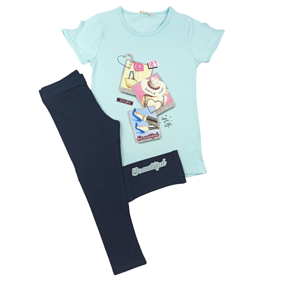 Set Leggings mit T-Shirt "Bea", Große 116/152