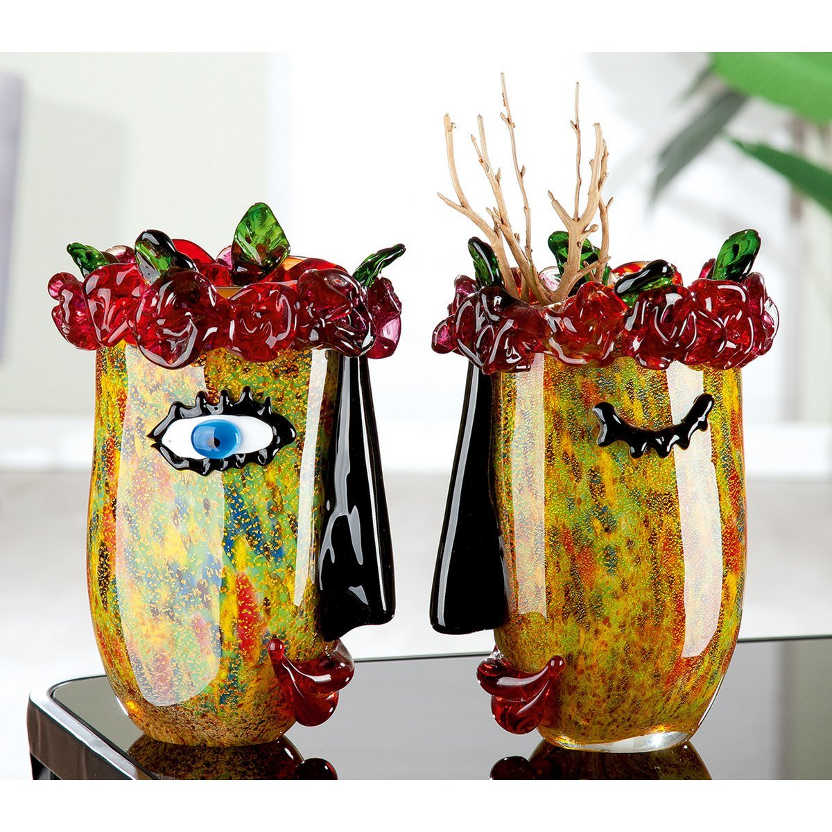 Glasart Designvase "Flora"