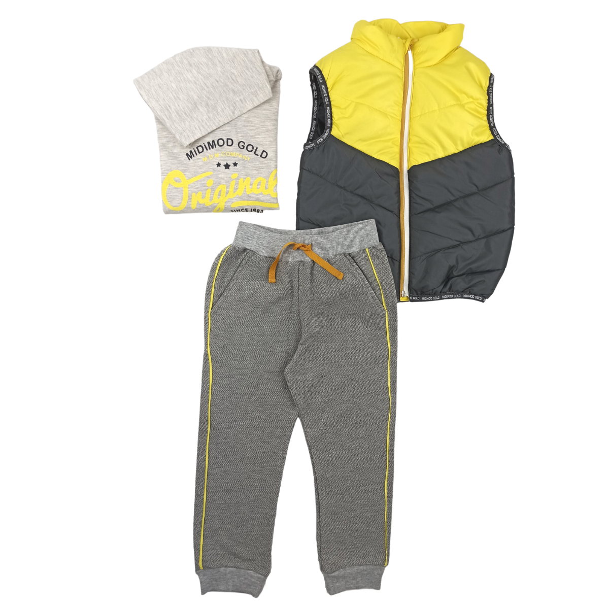 Jungen Sportset mit Weste GG (3Tlg), Große 122/152