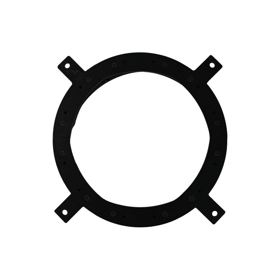 Trapezförmiges Esszimmerbein – 70 x 40 x 74 – Schwarz – Metall