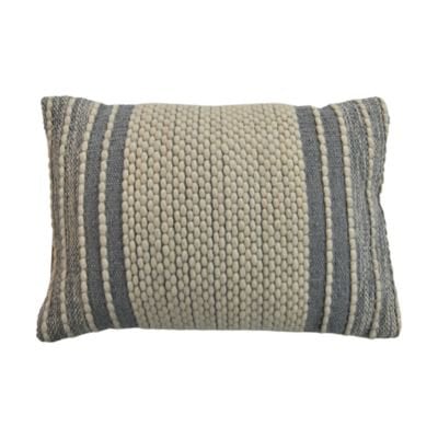 Cushion with tassels - 35x50  - Natural/Grey - Cotton