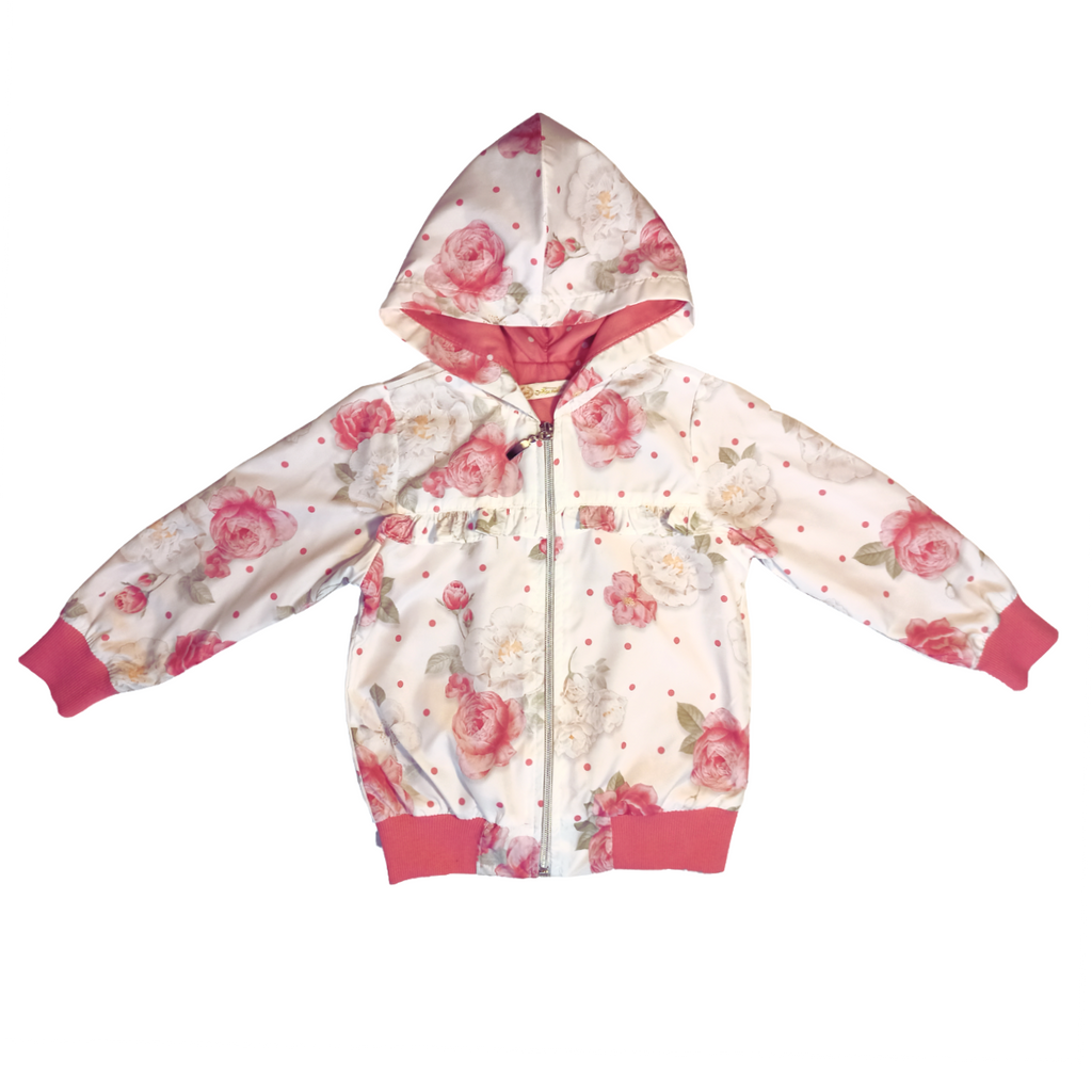 Mädchen 3-er Set mit Jacke " Pink", Große^92/110