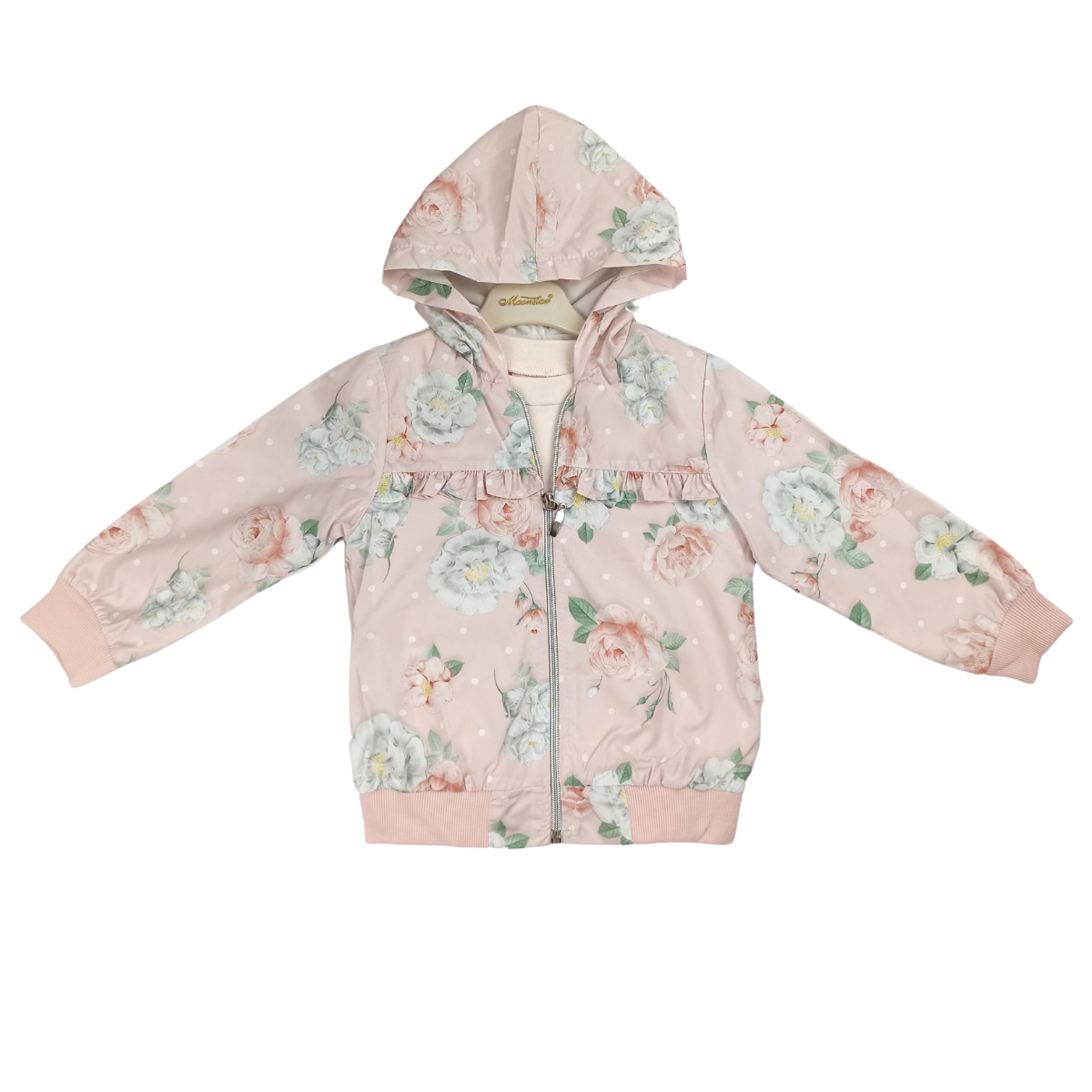 Mädchen 3-er Set mit Jacke " Rosa", Große 92/110