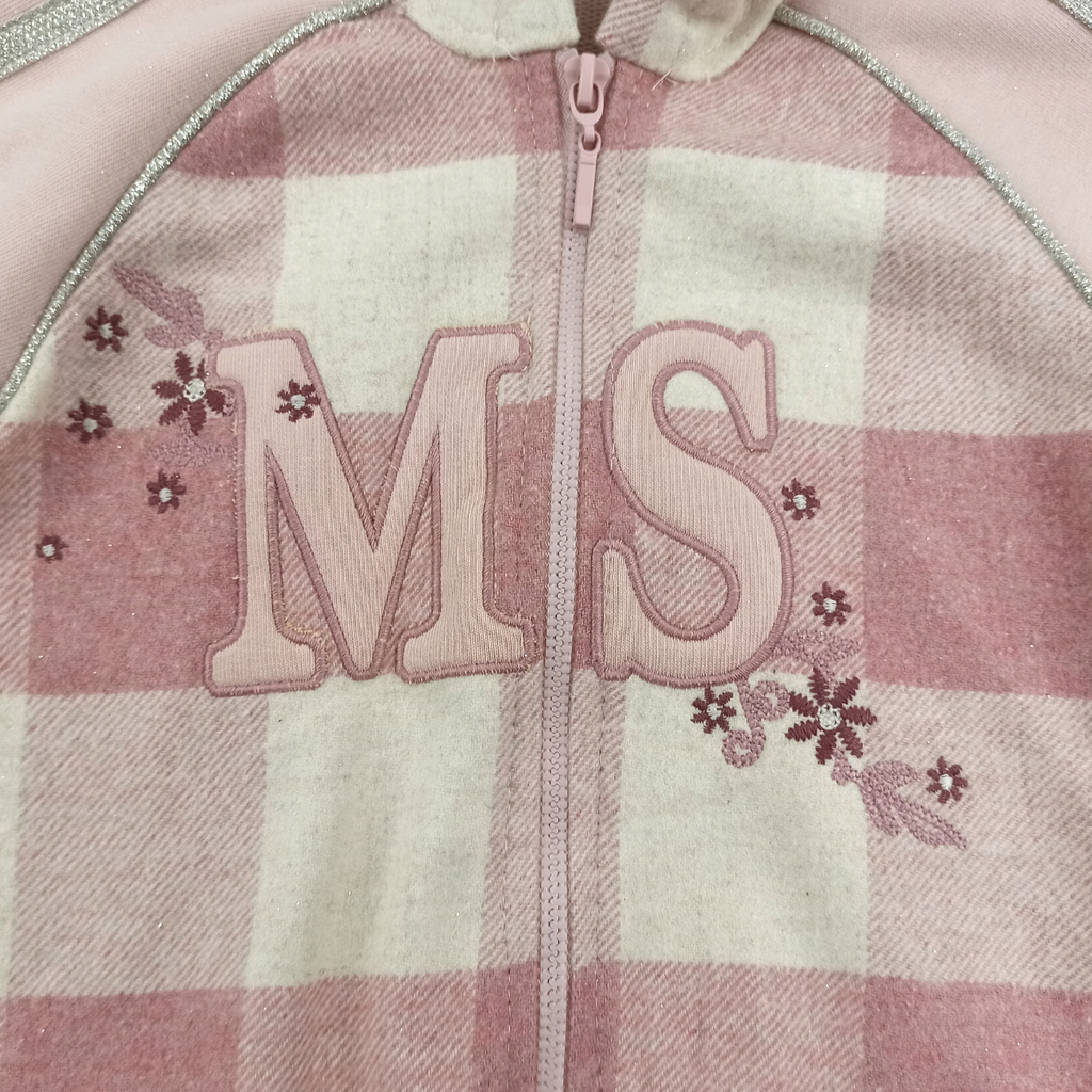 Mädchen 3-er Set mit Sweatshirt " Rosa", Große 104/122