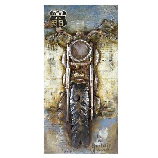 Metall Bild "Motorcycle"