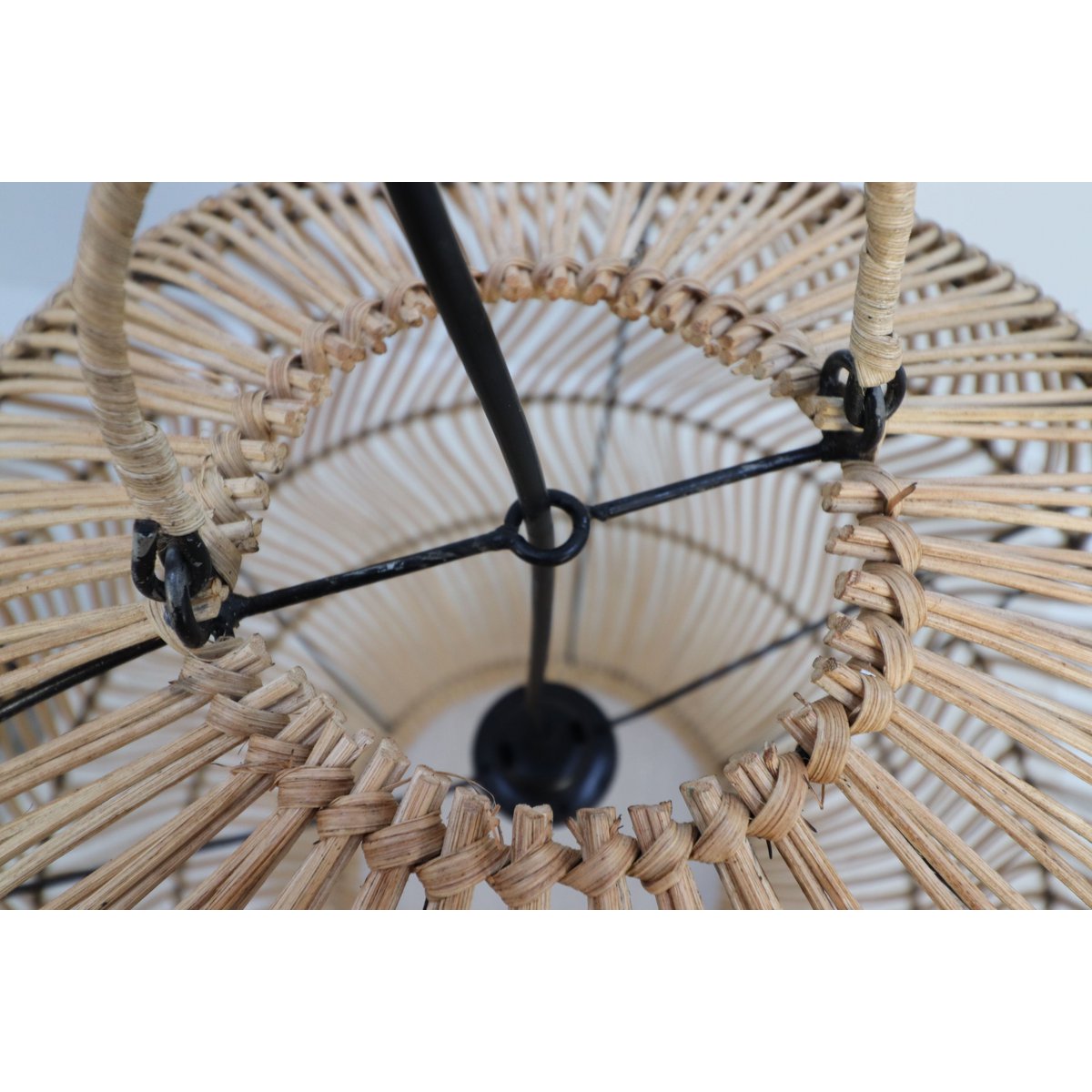 Rotan Pendelleuchte - ø55 cm - Natur