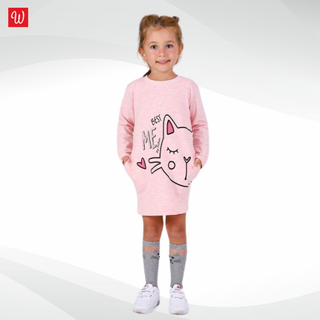 Mädchen Kleid PF Kitty Cat B, Große 98/128