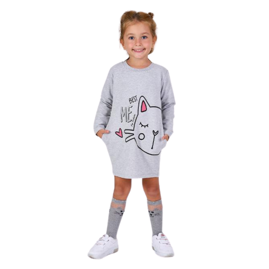 Mädchen Kleid PF Kitty Cat, Große 98/128