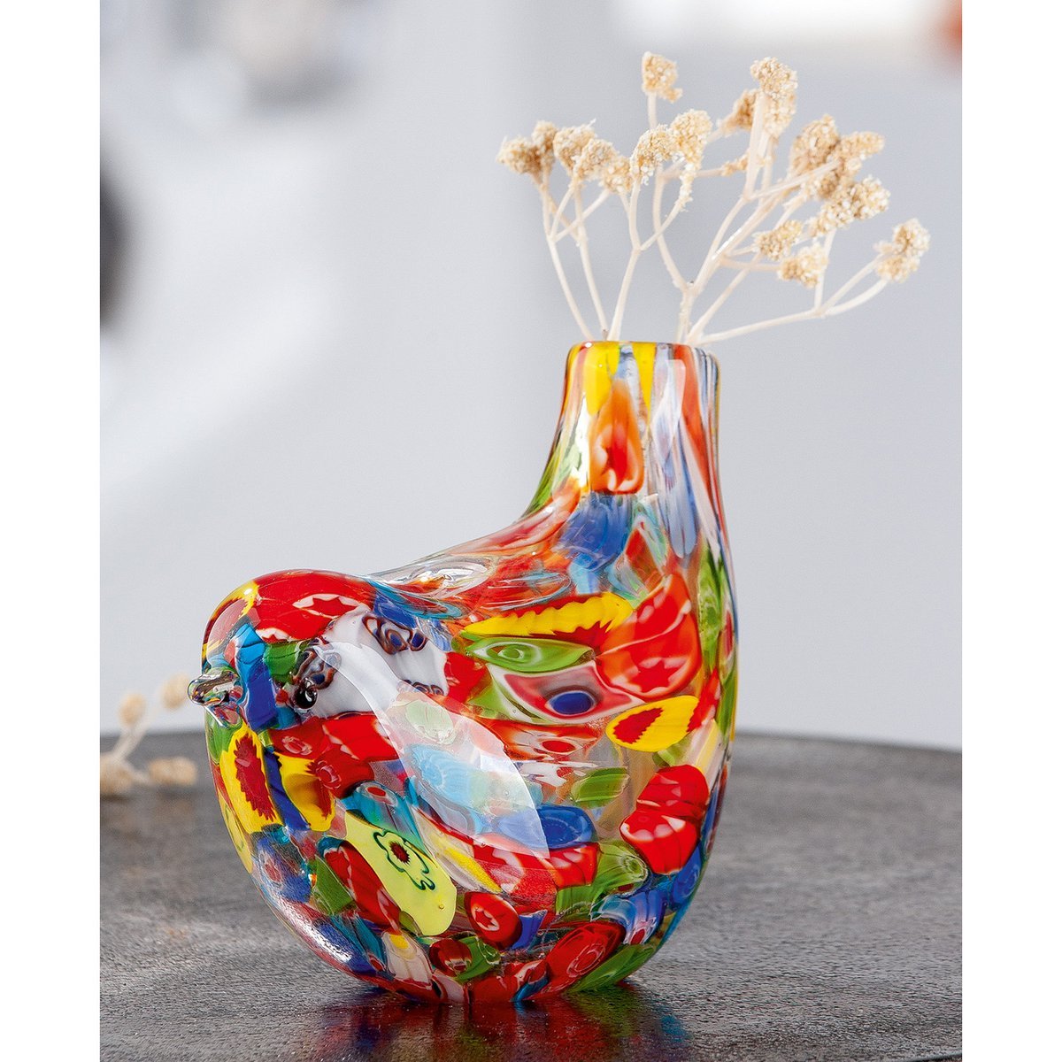 Glasart Design-Vase "Bird"