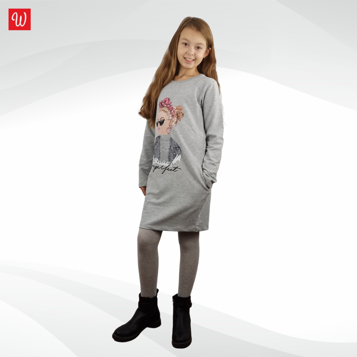 Mädchen Kleid PF "Beuty", Große 116/152