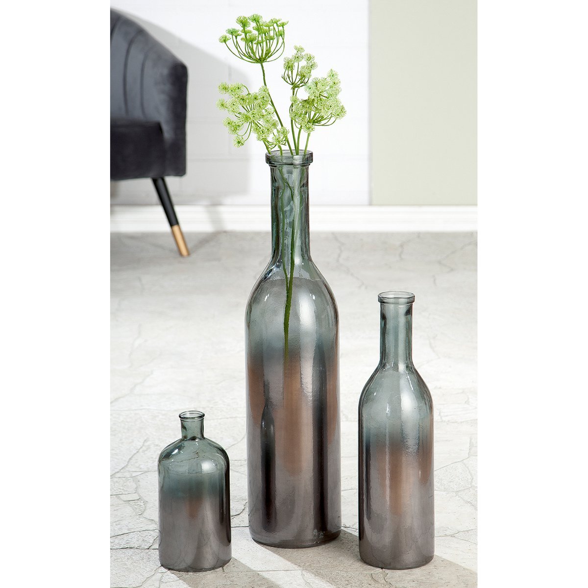 Glas Flaschenvase Douro