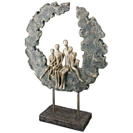 Poly Skulptur "Familie"