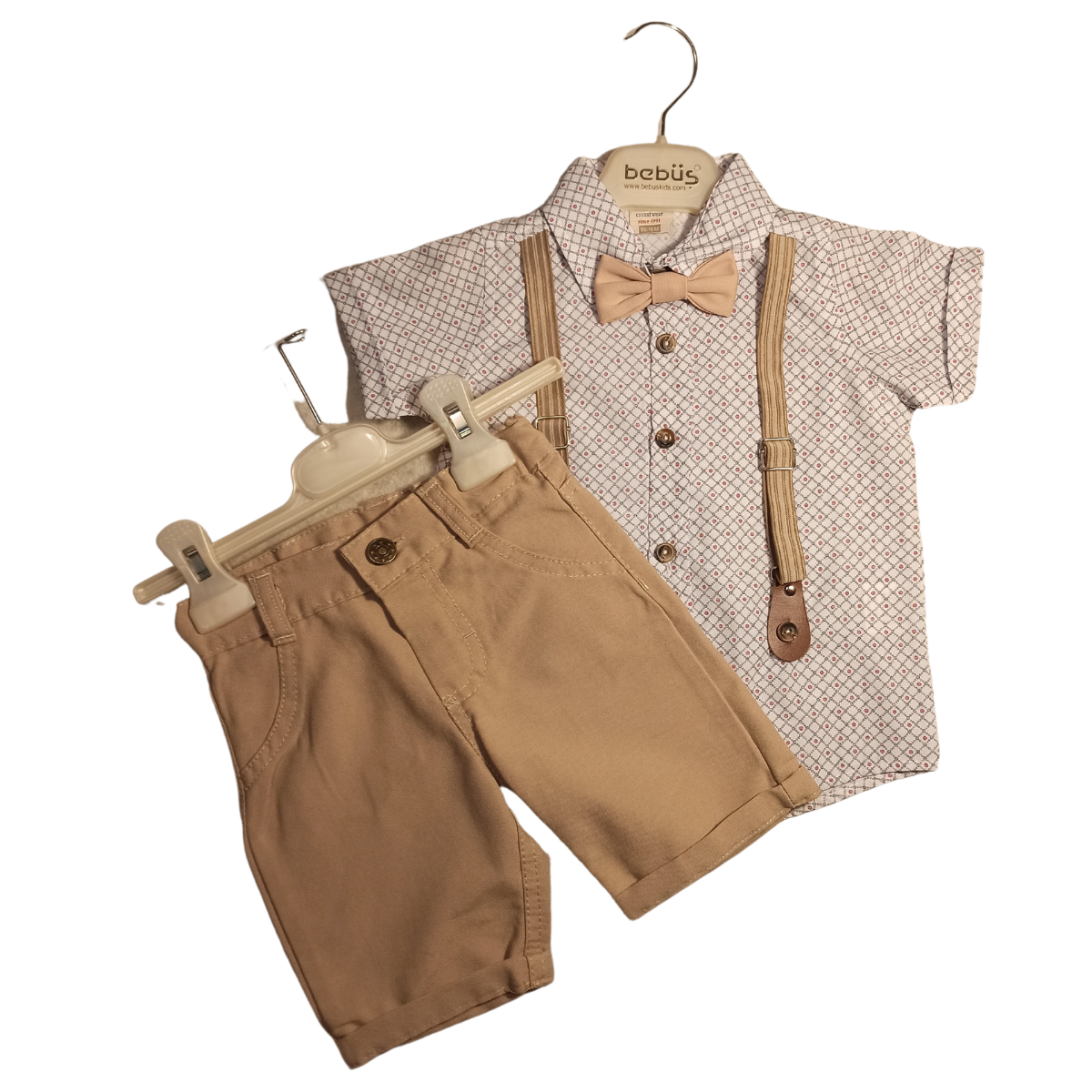 Jungen Set Shorts mit Hosenträger.Große 12-36 Monaten