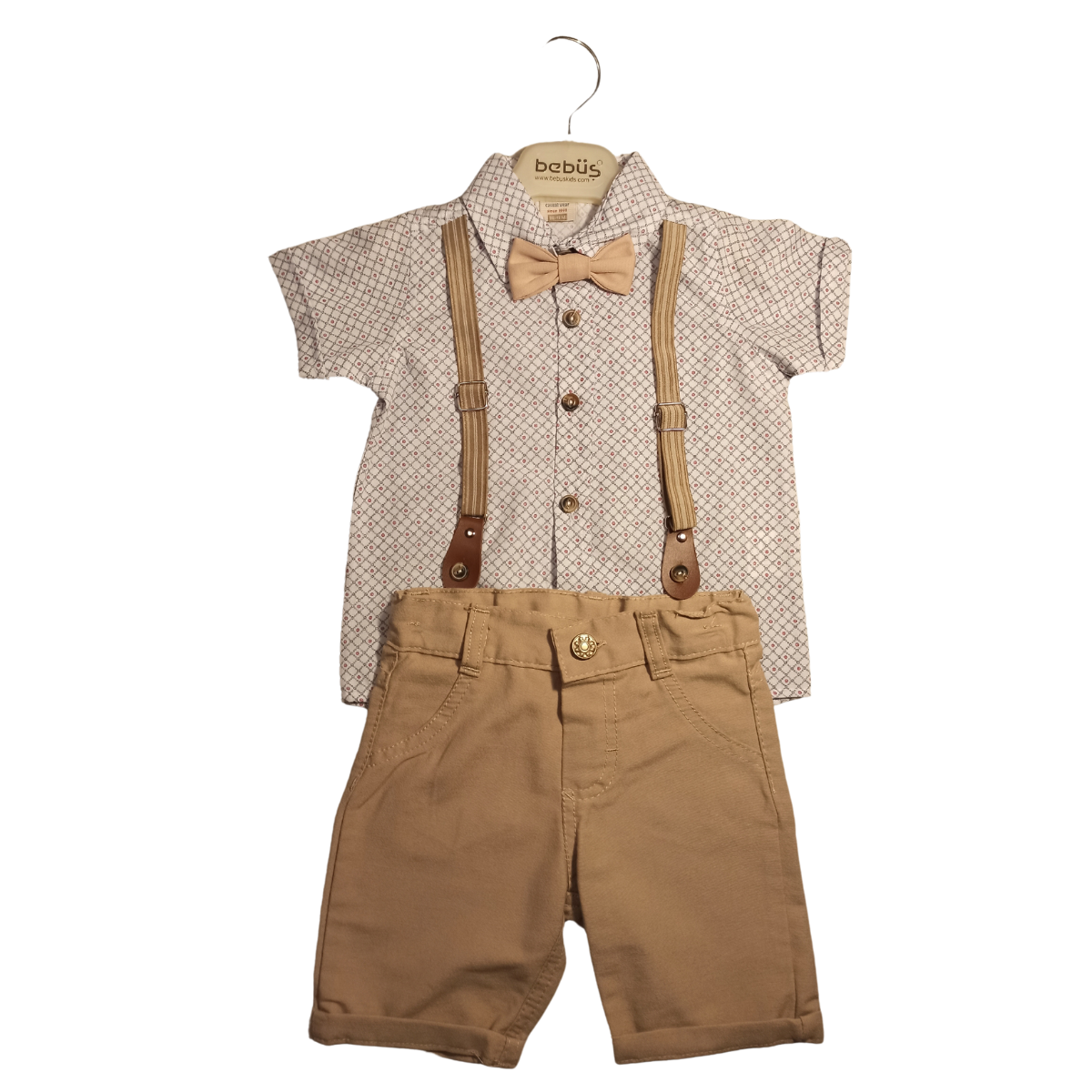 Jungen Set Shorts mit Hosenträger.Große 12-36 Monaten