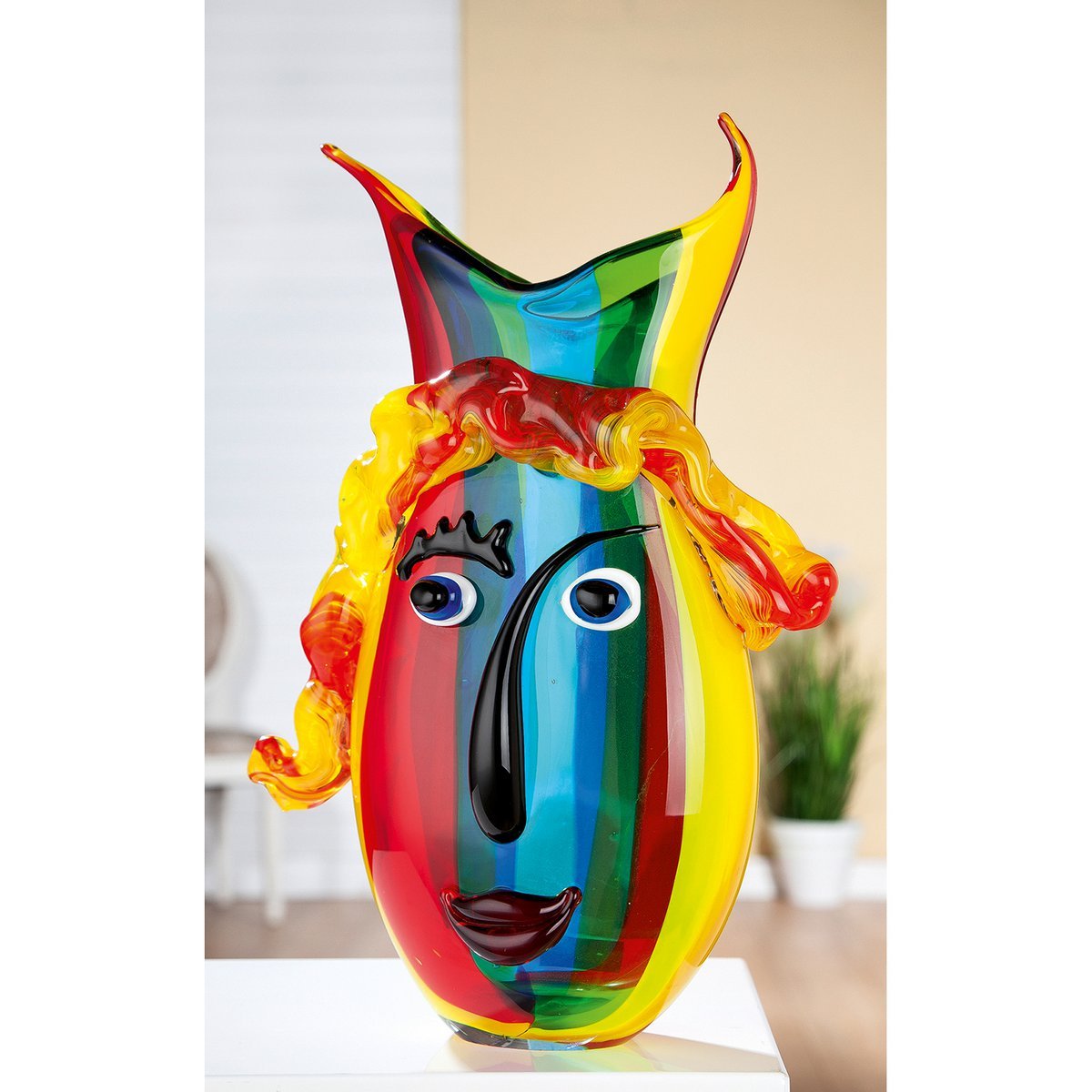 Glasart Design-Vase "Rainbow"