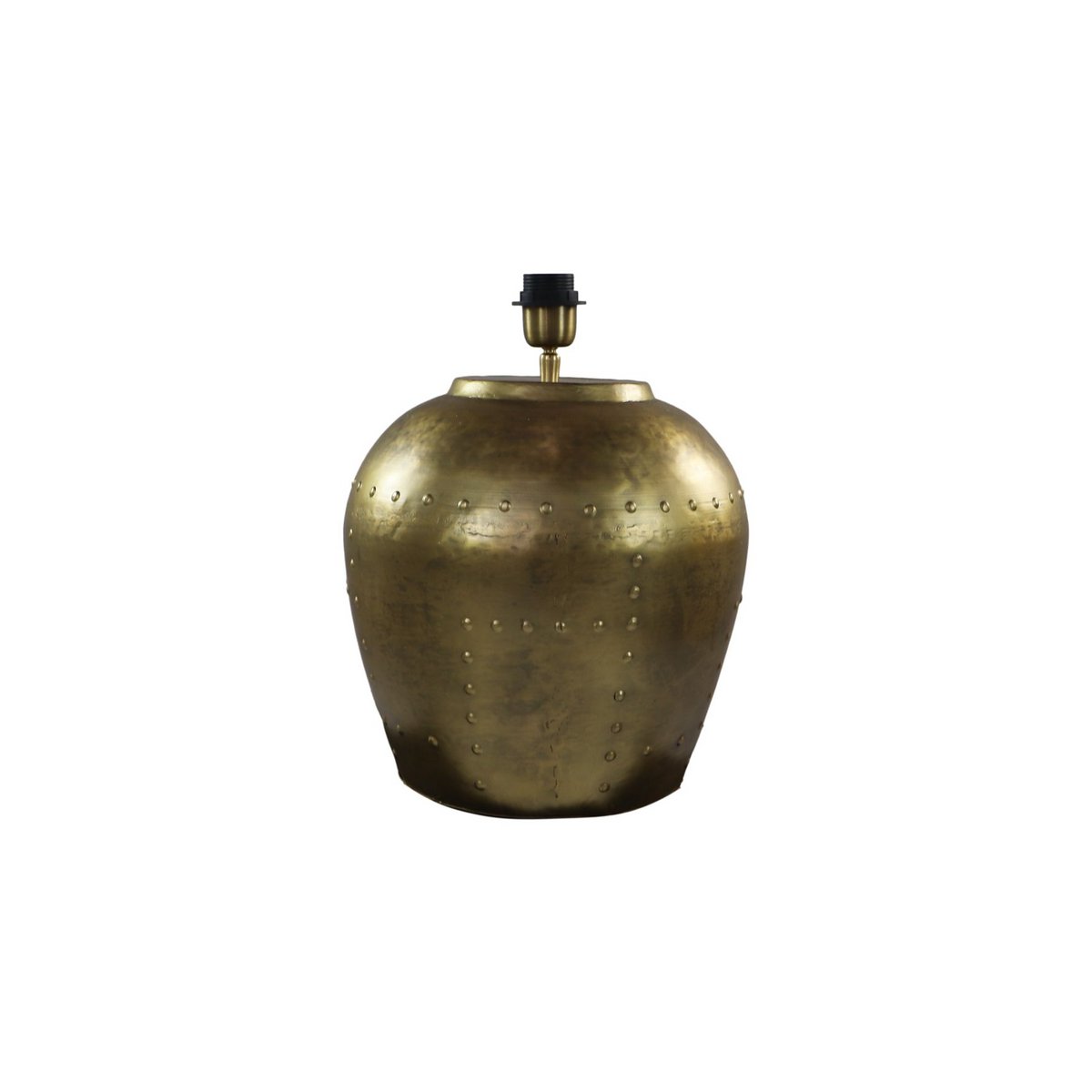 Tischlampe mit Nägeln - 36x36x50 - Gold - Metall