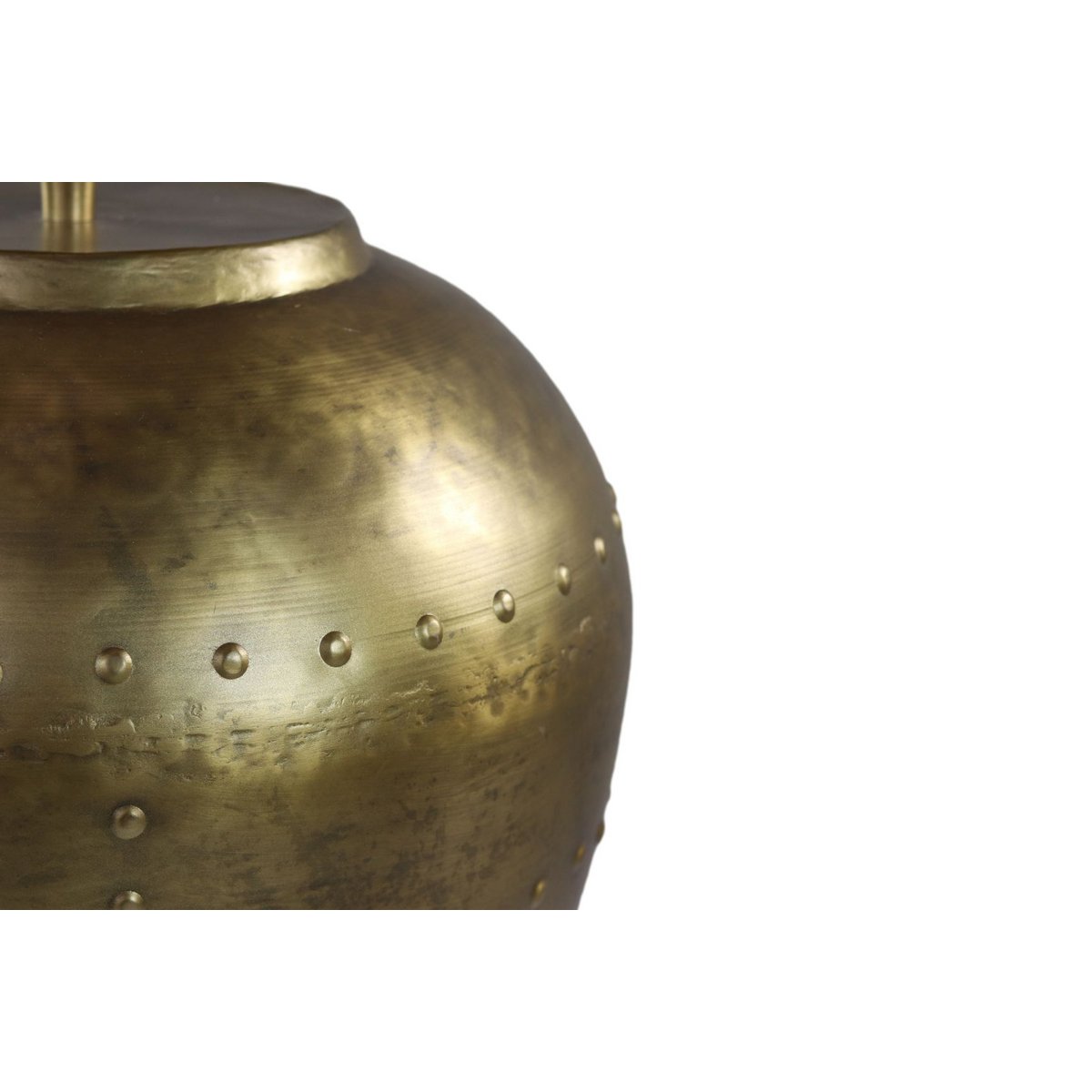 Tischlampe mit Nägeln - 36x36x50 - Gold - Metall
