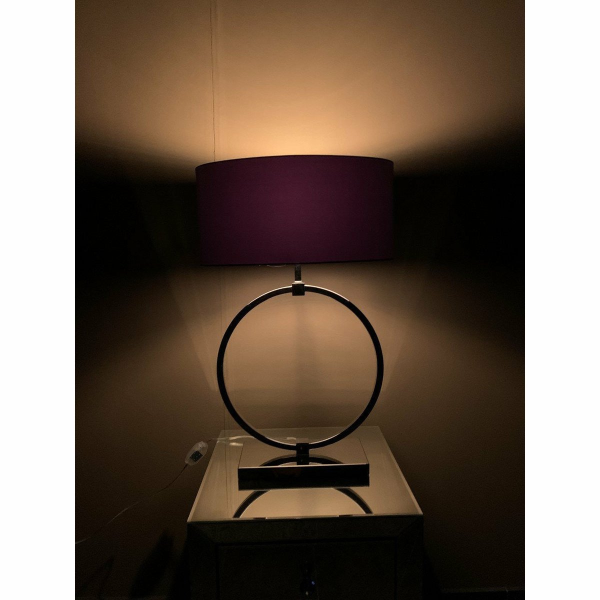 Ringlampe Chrom L