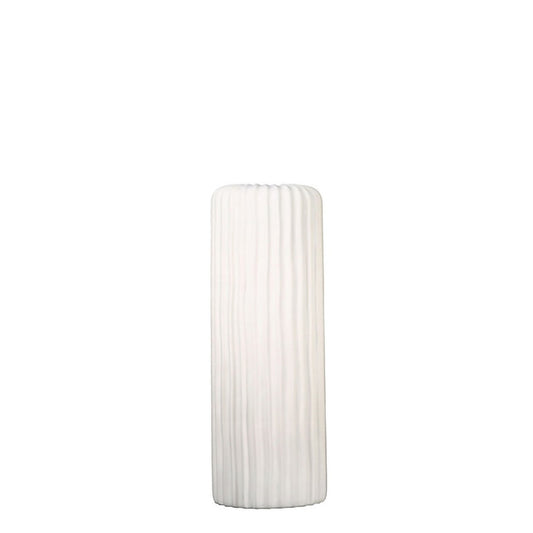Keramik Vase "Fjord" weiß matt