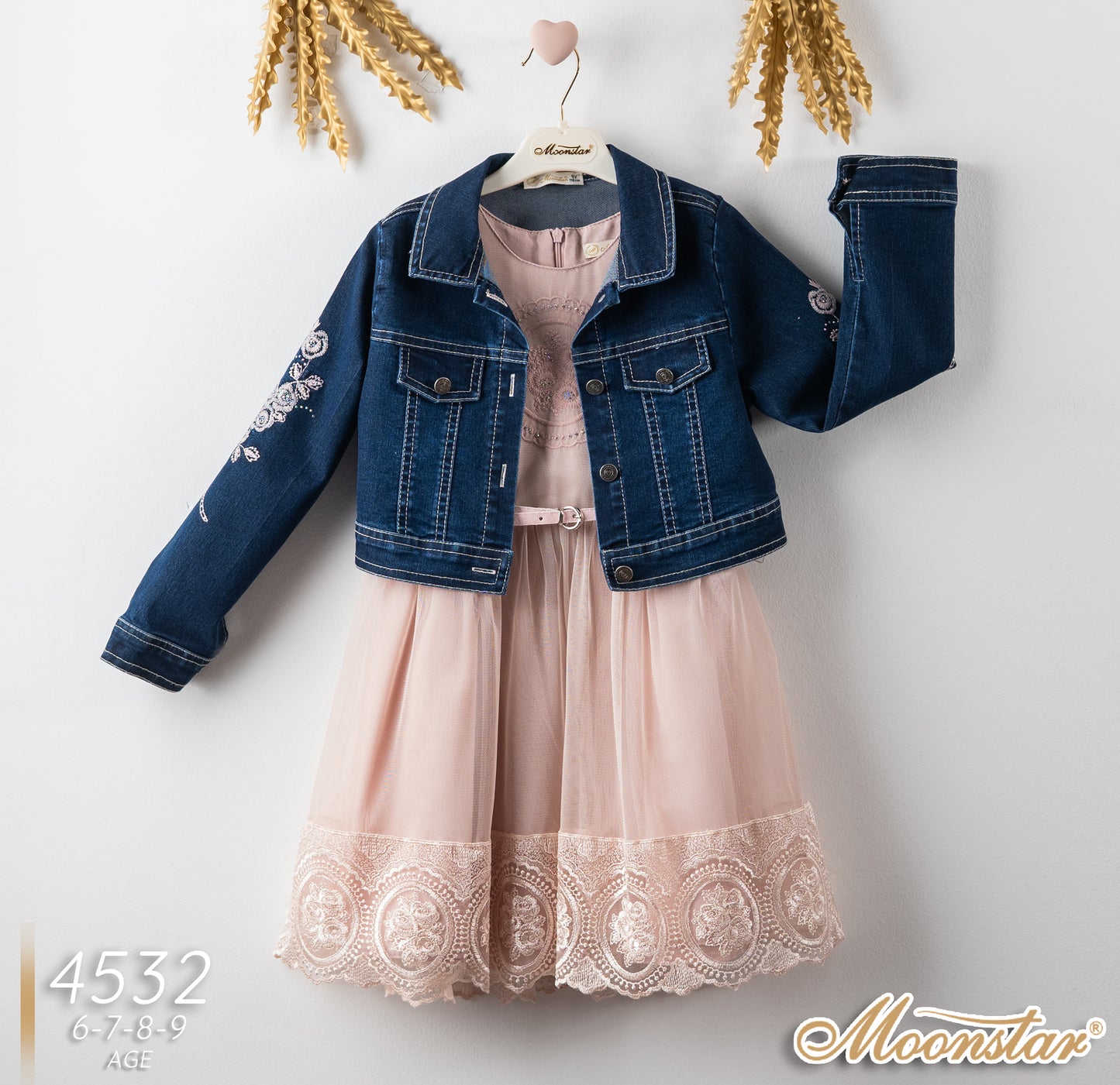 Kinderkleid mit Jacke 2-er Set/MS 4532/SL